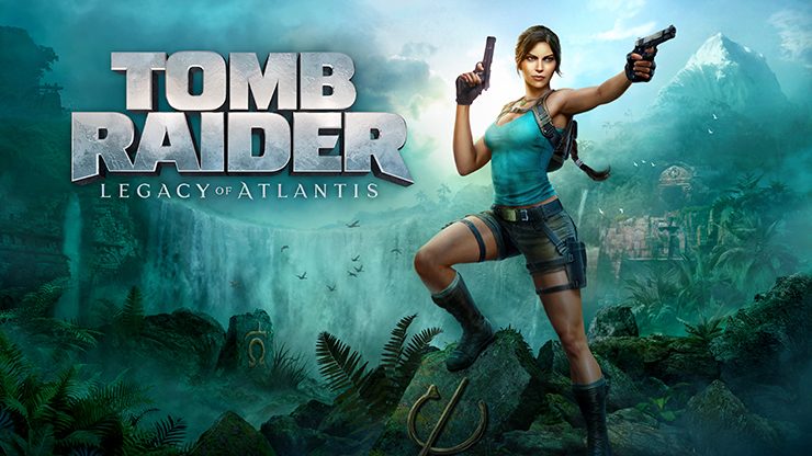 Official key art of Lara Croft in Tomb Raider Legacy of Atlantis